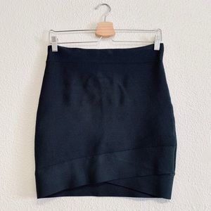 BCBGMaxAzria Black Mini Skirt